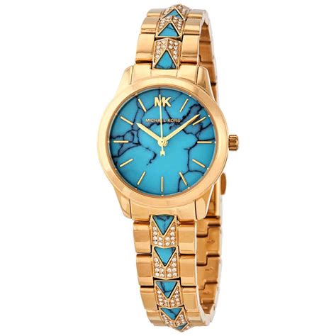 michael kors turquoise watch ebay|Michael Kors runway chronograph watch.